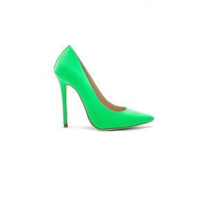 Arley heel in lime green